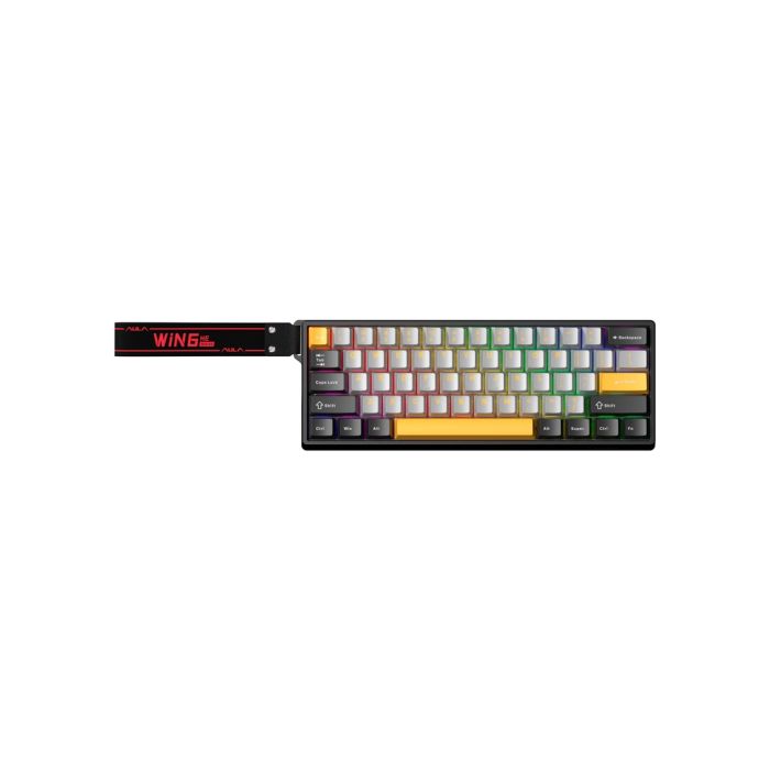 Клавіатура Aula WIN60 HE Max Magnetic Switch USB UA Black (6978080504036)