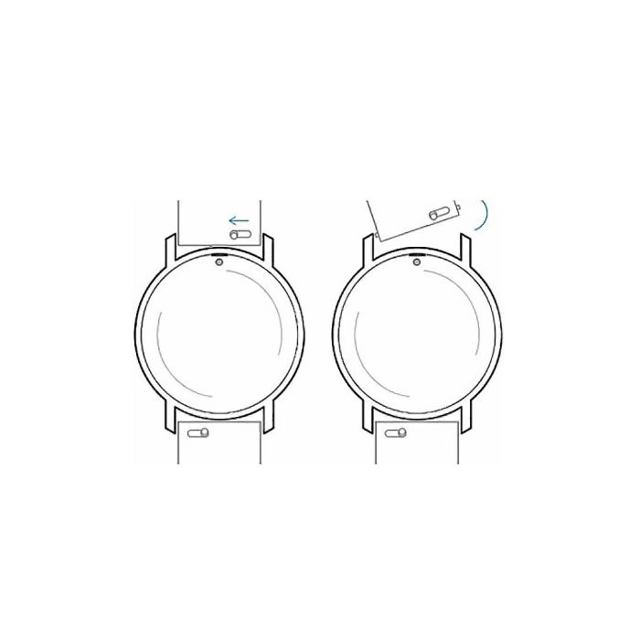 Ремінець до смарт-годинника BeCover Milanese Style для Samsung Galaxy (20mm)/Watch 5/ Watch 4.../Gear S2 Classic/Gear Sport Gold (707674)