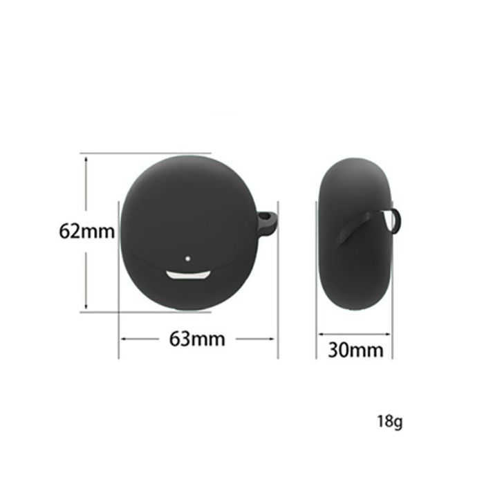Чохол для навушників BeCover Silicon для OPPO Enco Air3 (ETE31) Black (709569)