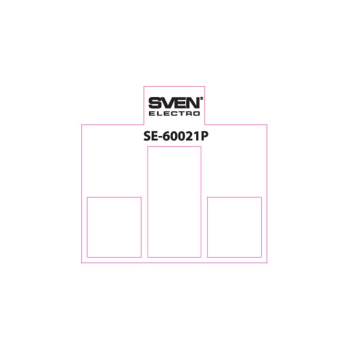 Розетка Sven SE-60021P white (7100003)