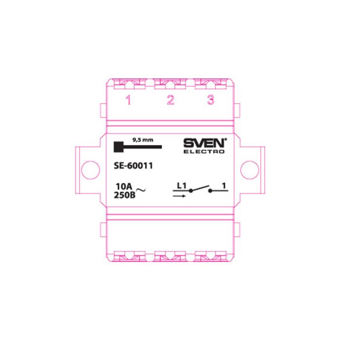 Вимикач Sven SE-60011 white (7100031)