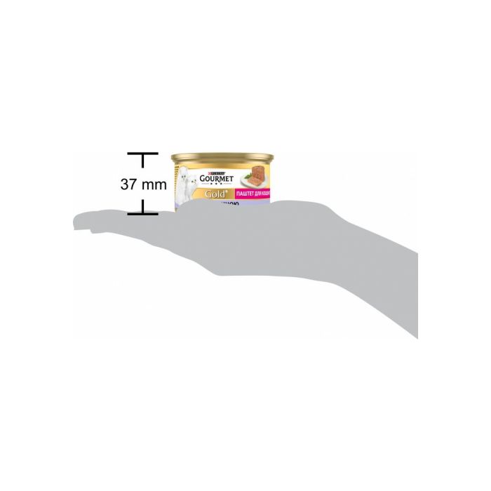 Паштет для котів Purina Gourmet Gold. З телятиною для кошенят 85 г (7613036330596)