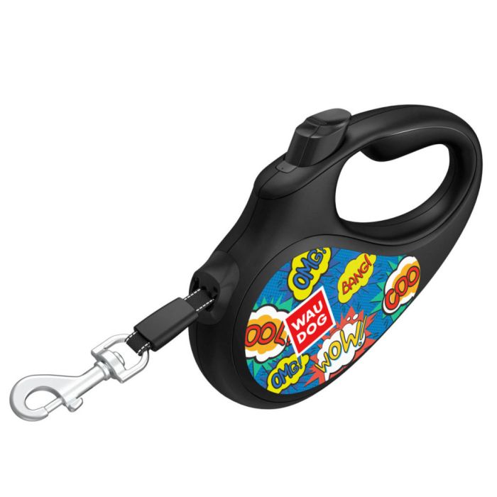 Повідець для собак WAUDOG R-leash ВАУ світловідбиваюча стрічка S 5 м (8124-0087-01)
