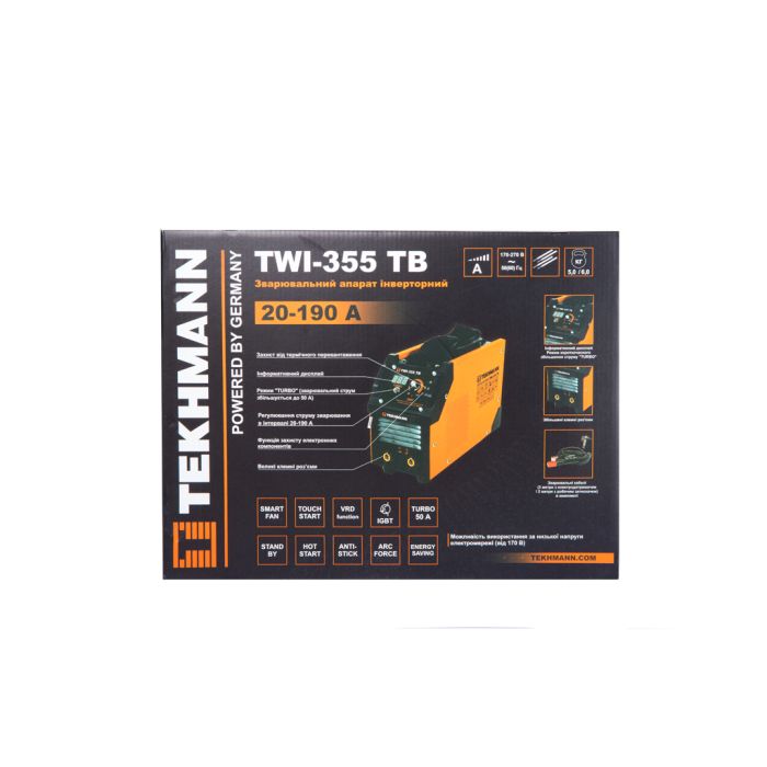 Зварювальний апарат Tekhmann TWI-355 TB (847861)