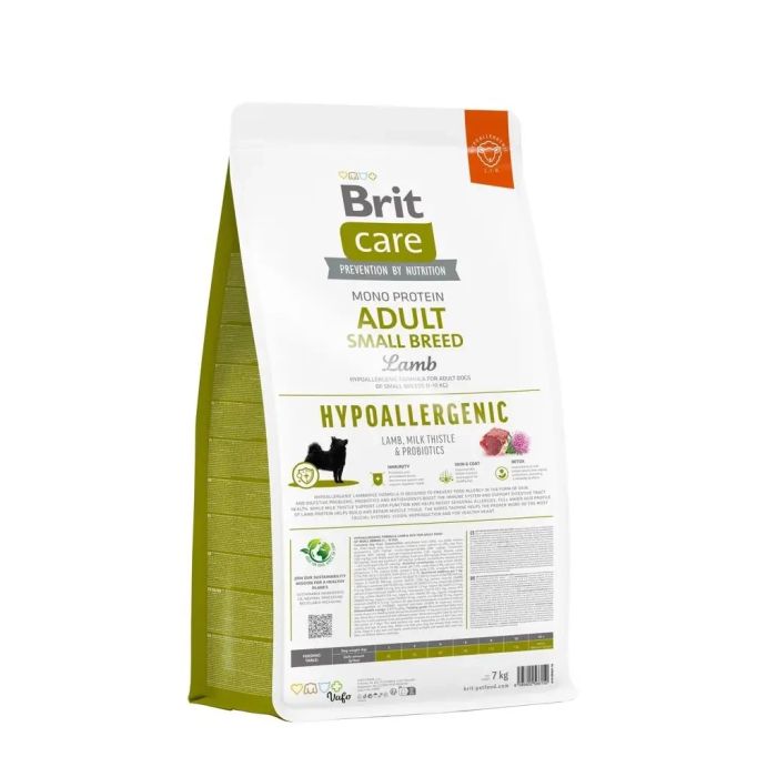 Сухий корм для собак Brit Care Dog Hypoallergenic Adult Small Breed 7 кг (8595602566150)