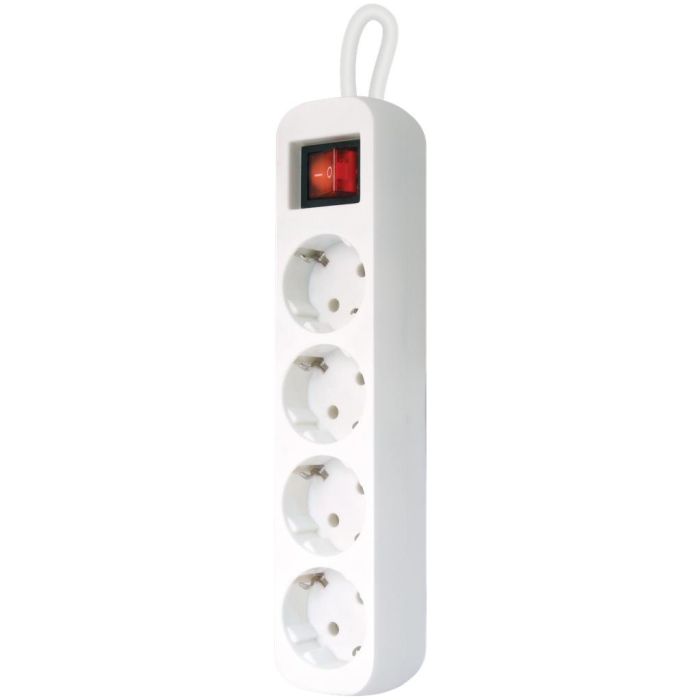 Мережевий подовжувач Defender S418 1.8 m 4 роз switch white (99237)