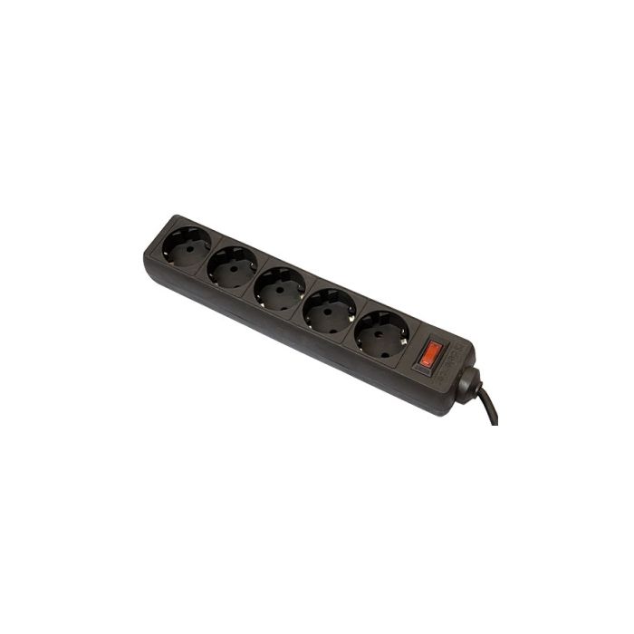 Мережевий фільтр живлення Defender ES 3m 5 роз. black (99485)