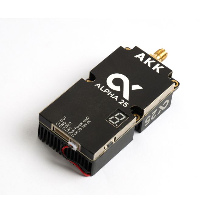 Відеопередавач (VTX) AKK Alpha 25W 4.9G-6G 96CH (A25)