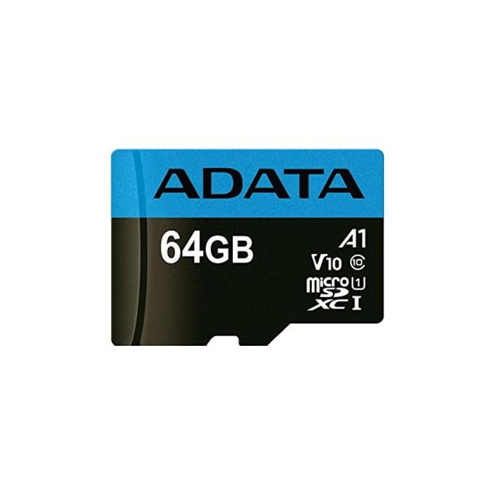 Карта пам'яті ADATA 64GB microSD class 10 UHS-I A1 Premier (AUSDX64GUICL10A1-RA1)