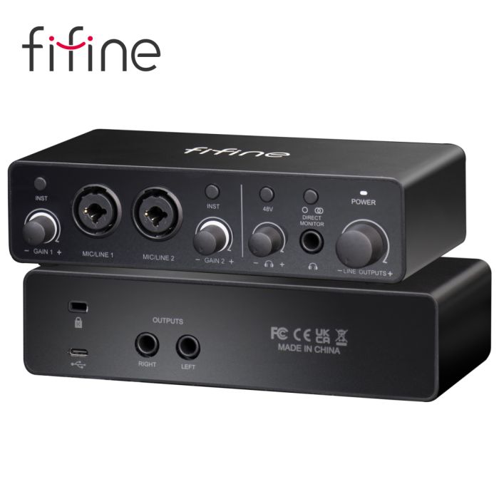 Аудіоінтерфейс Fifine Ampli 3