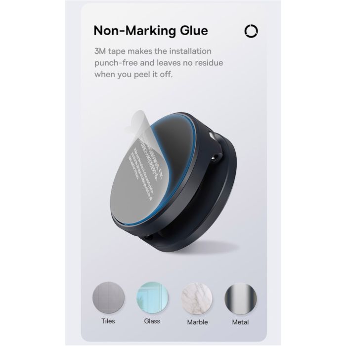 Універсальний автотримач Baseus MagPro Magnetic Foldable Phone Mount Cluster Black (B10564101121-00)