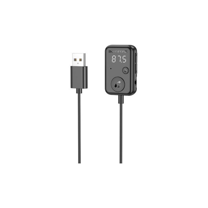 FM модулятор BOROFONE BC49, Black, Box