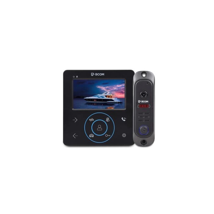 Комплект відеодомофона BCOM BD-480M Black Kit