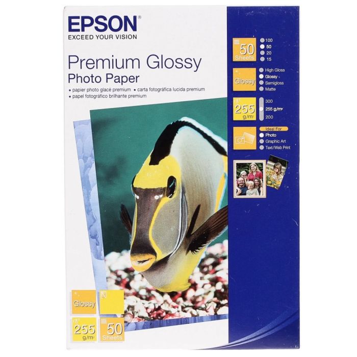 Фотопапір Epson 13x18 Premium gloss Photo (C13S041875)
