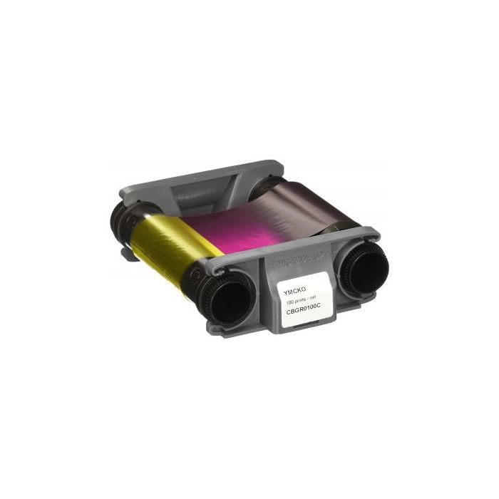 Ріббон Evolis до принтера Badgy100, Badgy200, YMCKO, 100 відбитків (CBGR0100C)