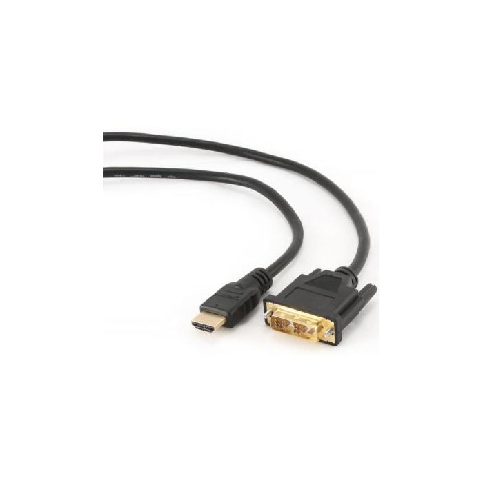 Кабель мультимедійний HDMI M to DVI M 3.0m 18+1pin Cablexpert (CC-HDMI-DVI-10)