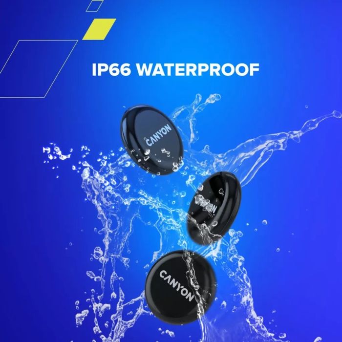 Пошукова система Canyon OnTag 1 Anti-Lost Smart Tracker iOS Black (CNE-PT01BB)