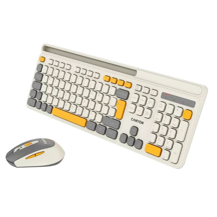Комплект Canyon HSET-W5 Wireless UA Beige (CNS-HSETW5BG)