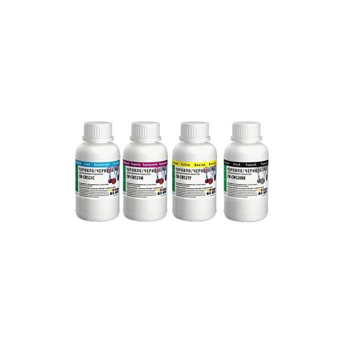 Чорнило ColorWay Canon PG-510/CLI521 (4х200) BK/С/M/Y (CW-CW520/CW521SET02)