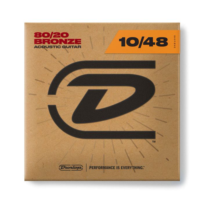 Струни для гітари Jim Dunlop 80/20 Bronze Acoustic Guitar Strings (10-48) (DAB1048)
