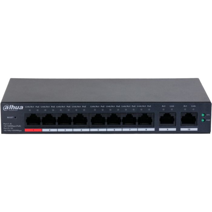 Комутатор мережевий Dahua DH-CS4010-8ET-110