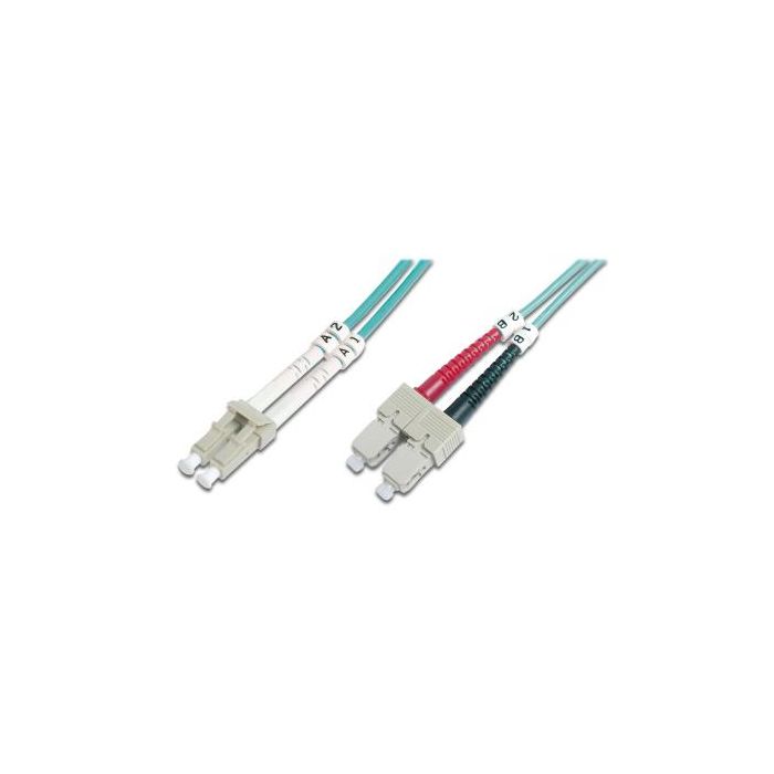 Оптичний патчкорд Digitus LC/UPC-SC/UPC,50/125,OM3,duplex,1m (DK-2532-01/3)