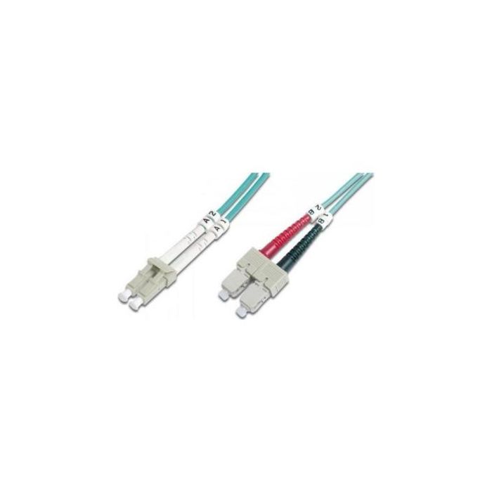 Оптичний патчкорд Digitus LC/UPC-SC/UPC,50/125,OM3,duplex,10m (DK-2532-10/3)