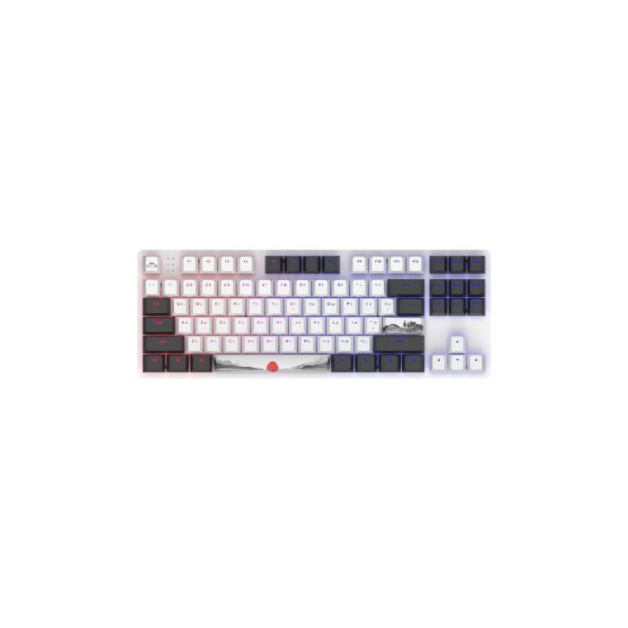 Клавіатура Dark Project One 87 Fuji ABS RGB Mech G3ms Sapphire USB Black/White (DPO87_GSH_Fuji_ANSI_UA)