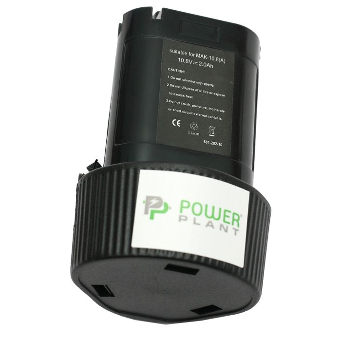 Акумулятор до електроінструменту PowerPlant для MAKITA GD-MAK-10.8 10.8V 2Ah Li-Ion (DV00PT0014)
