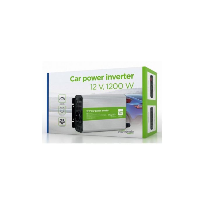 Автомобільний інвертор EnerGenie 12V/220V 1200 Вт (EG-PWC1200-01)