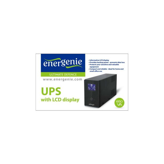 Пристрій безперебійного живлення EnerGenie EG-UPS-031 650VA LCD (EG-UPS-031)