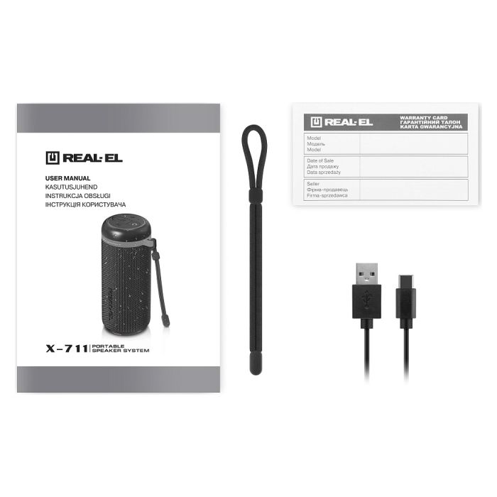 Акустична система REAL-EL X-711 Black (EL121600026)