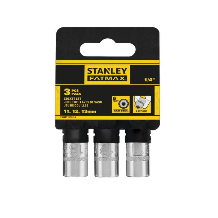 Набір головок Stanley торцевих 1/4