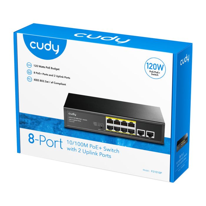 Комутатор мережевий Cudy FS1010P