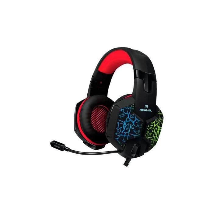 Навушники REAL-EL GDX-7750 Black-Red