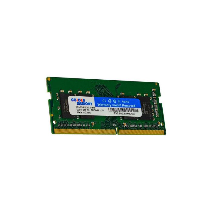 Модуль пам'яті для ноутбука SoDIMM DDR4 8GB 3200 MHz Golden Memory (GM32S22S8/8)
