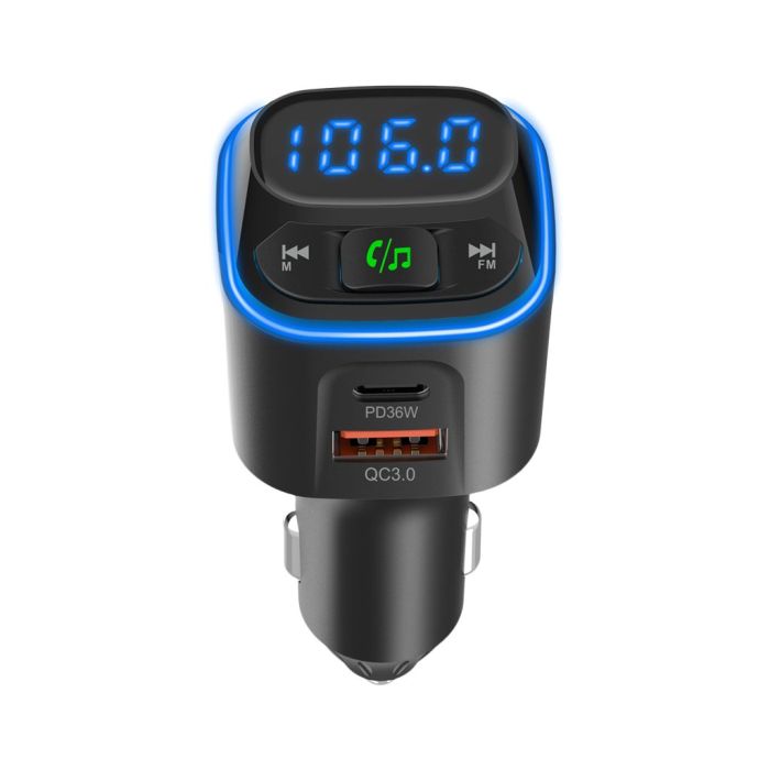 FM модулятор Gelius Tune GP-FMT051 (PD/QC) 36 Watt Black (GP-FMT051)