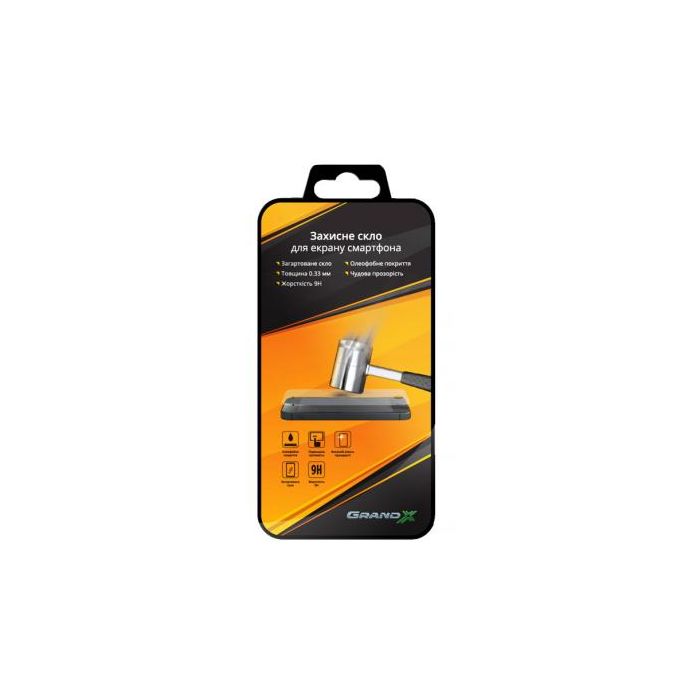 Скло захисне Grand-X для iPhone 6S Plus 3D Corning US material BLACK (GXAIP6SP3DB)