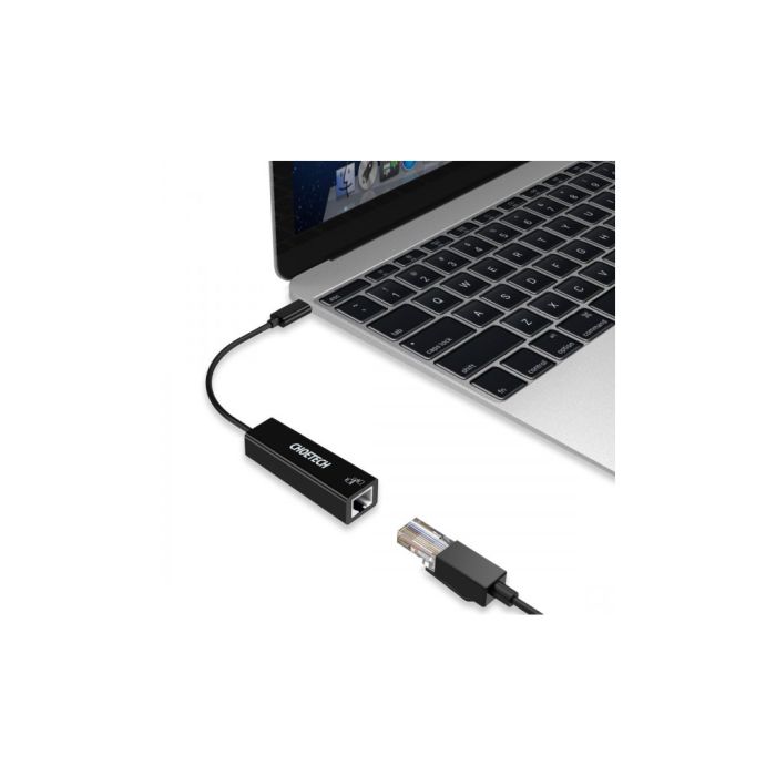 Адаптер USB-C to RJ45 Ethernet 1000Mbps Choetech (HUB-R01)
