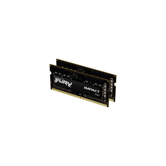 Модуль пам'яті для ноутбука SoDIMM DDR4 16GB (2x8GB) 3200 MHz Fury Impact Kingston Fury (ex.HyperX) (KF432S20IBK2/16)