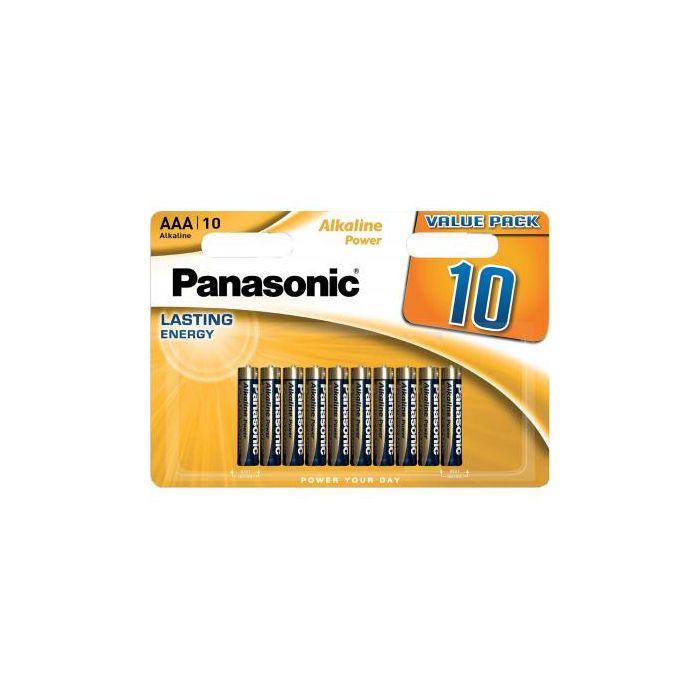 Батарейка Panasonic AAA LR03 Alkaline Power * 10 (LR03REB/10BW)