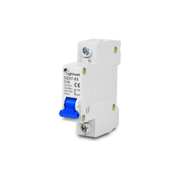 Автоматичний вимикач Lightwell MCB 1P 16A