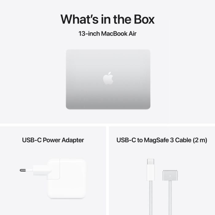 Ноутбук Apple MacBook Air 13 M4 A3240 Silver (MW0W3UA/A)