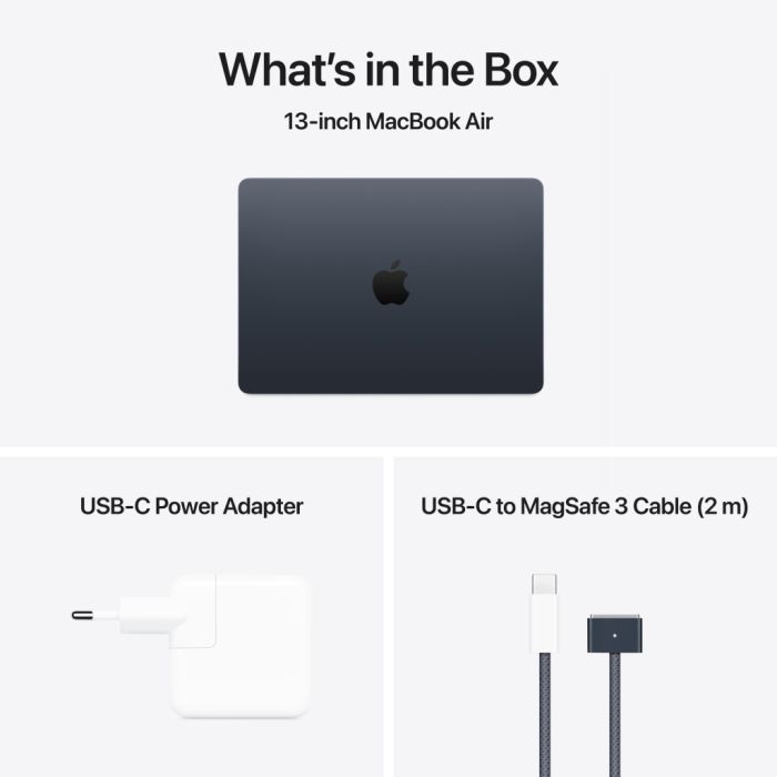 Ноутбук Apple MacBook Air 13 M4 A3240 Midnight (MW123UA/A)