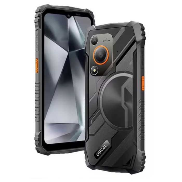 Мобільний телефон Oscal Marine 1 4/128GB Black