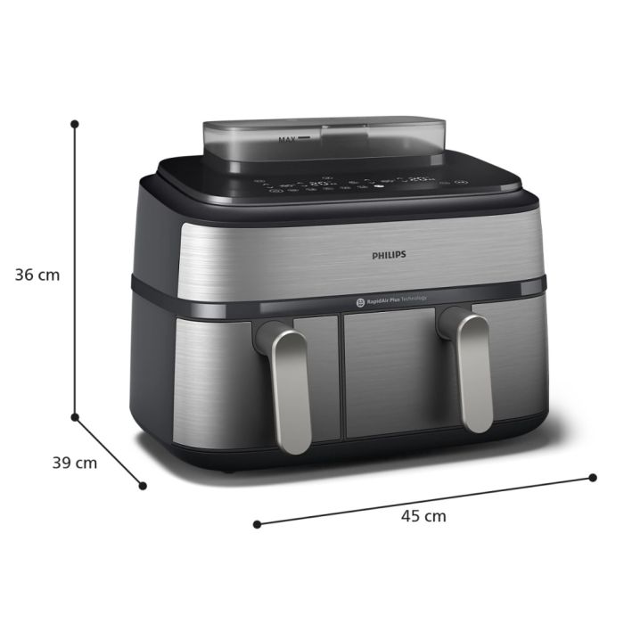 Мультипіч Philips Dual Basket Airfryer 5000 Series (NA555/00)