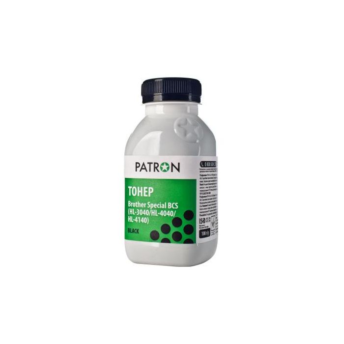 Тонер Brother HL-3040/4040/4140 BCS BLACK 100г Patron (PN-BCS-B-100)
