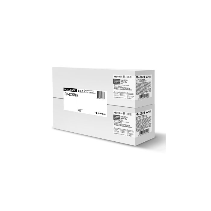 Картридж PrintPro CANON 057 Black без чипа DUAL PACK (PP-C057FN)