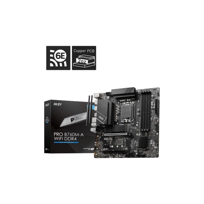 Материнська плата MSI PRO B760M-A WIFI DDR4