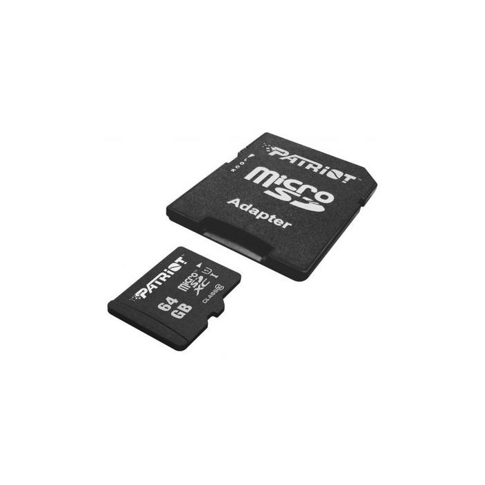 Карта пам'яті Patriot 64GB microSD class10 UHS-1 (PSF64GMCSDXC10)